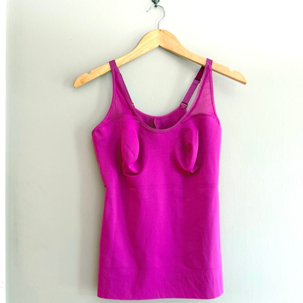 Ruby Ribbon Cami Size 36 Heritage Sheer Hot Pink